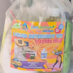 LIQUID DETERGENT DIY KIT WITH BOTTLES