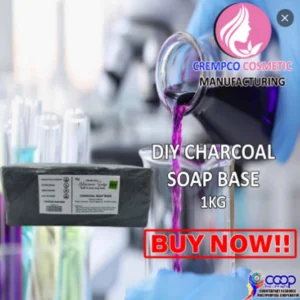 DIY CHARCOAL SOAP BASE 1KG