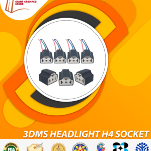 3DMS HEADLIGHT H4 SOCKET