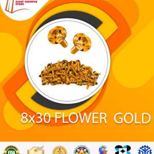 8X30 FLOWER WHITE GOLD